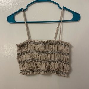 DISSH ruched crop top size 6